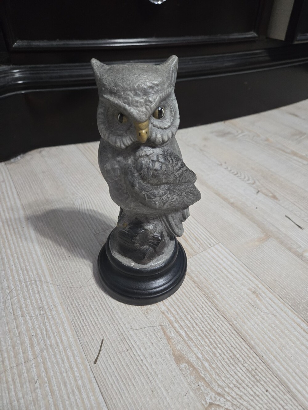 Vintage Ceramic Horned Owl Figurine